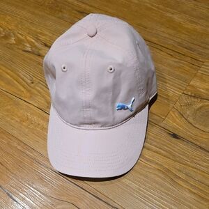 Puma Light Pink Cap with Blue Logo